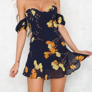 Hello Molly Spanish Sahara Dress Navy (NAVY)